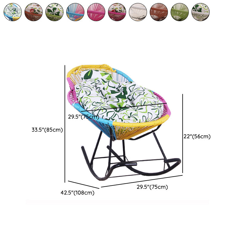 Chaise à bascule à la maison de style simple, chaise paresseuse de base de base