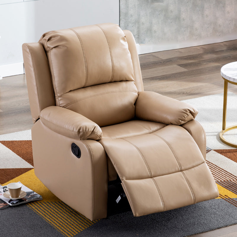 33.5" Wide Faux Leather Recliner Cotton Power Massage Recliner Chair