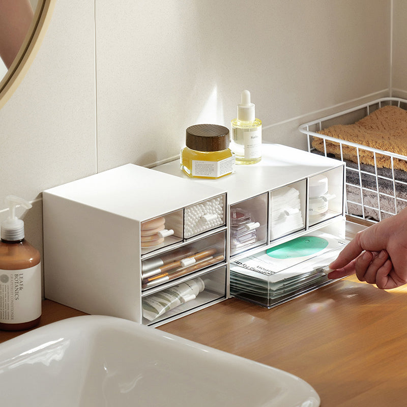 Moderni mobili cassetti di plastica mobile per la casa e l'ufficio