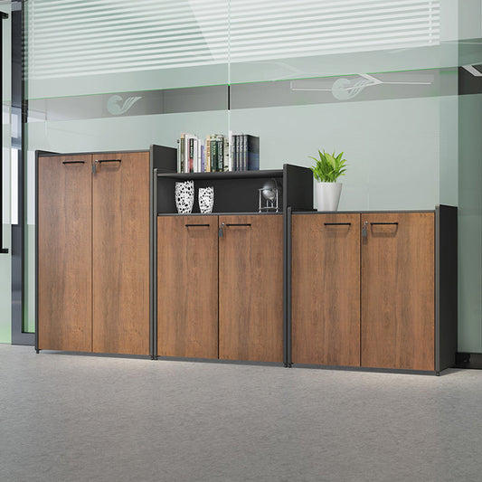 Armoire à fichiers industriels Cadre en bois armoire verticale avec serrure de clé