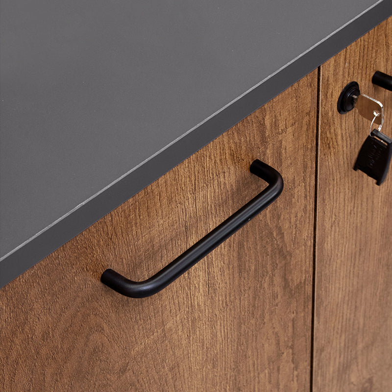 Gabinetto industriale del telaio in legno Gabinet verticale con blocco chiave