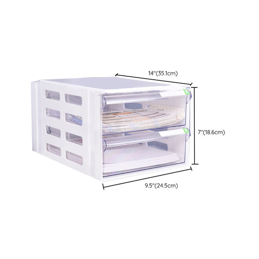 Tiroirs d'armoires acryliques contemporains dépôt pour un bureau