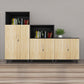 Nordic Style File Cabinet Holzrahmen vertikaler Aktenschrank für Büro
