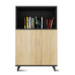 Nordic Style File Cabinet Holzrahmen vertikaler Aktenschrank für Büro