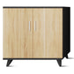 Nordic Style File Cabinet Holzrahmen vertikaler Aktenschrank für Büro