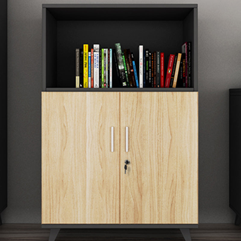 Nordic Style File Cabinet Holzrahmen vertikaler Aktenschrank für Büro
