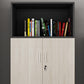 Nordic Style File Cabinet Holzrahmen vertikaler Aktenschrank für Büro