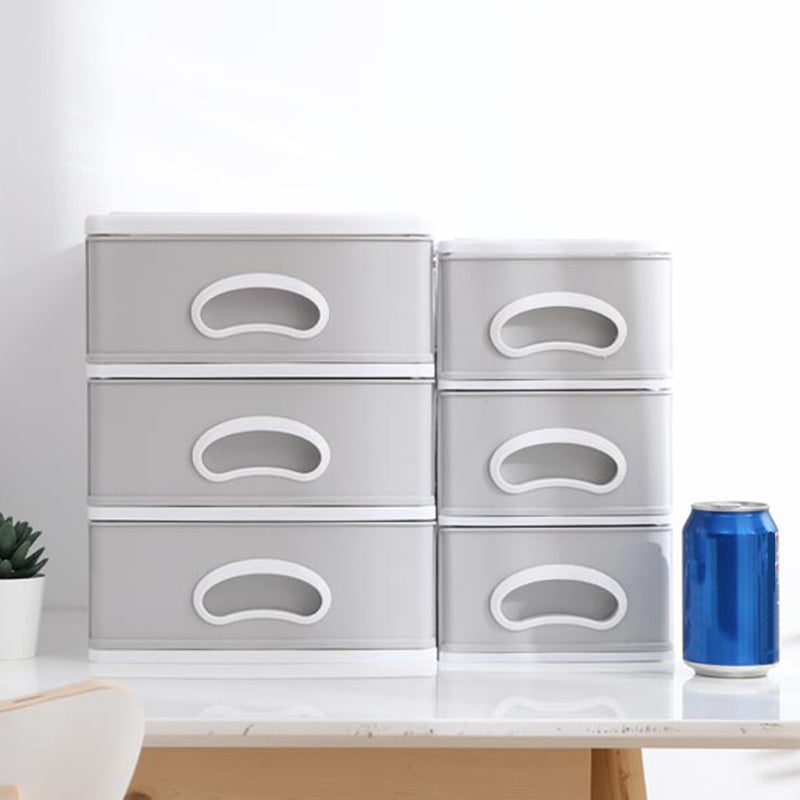 Plastic Filing Cabinet Vertical Contemporary Gray Filing Cabinet with Drawers Clearhalo 'Filing Cabinets' 'filling_cabinets' 'furn' 'furn_filling_cabinets' 'Furniture' 'Office Furniture' 6864207
