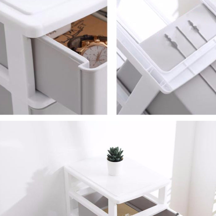 Plastic Filing Cabinet Vertical Contemporary Gray Filing Cabinet with Drawers Clearhalo 'Filing Cabinets' 'filling_cabinets' 'furn' 'furn_filling_cabinets' 'Furniture' 'Office Furniture' 6864214