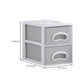 Plastic Filing Cabinet Vertical Contemporary Gray Filing Cabinet with Drawers Clearhalo 'Filing Cabinets' 'filling_cabinets' 'furn' 'furn_filling_cabinets' 'Furniture' 'Office Furniture' 6864219