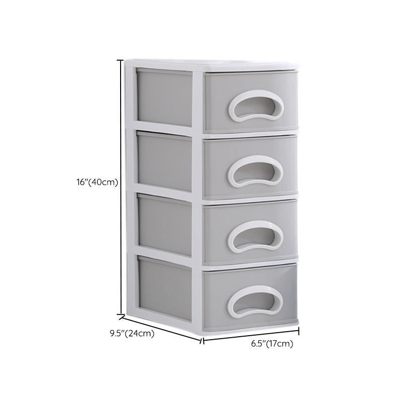 Plastic Filing Cabinet Vertical Contemporary Gray Filing Cabinet with Drawers Clearhalo 'Filing Cabinets' 'filling_cabinets' 'furn' 'furn_filling_cabinets' 'Furniture' 'Office Furniture' 6864221
