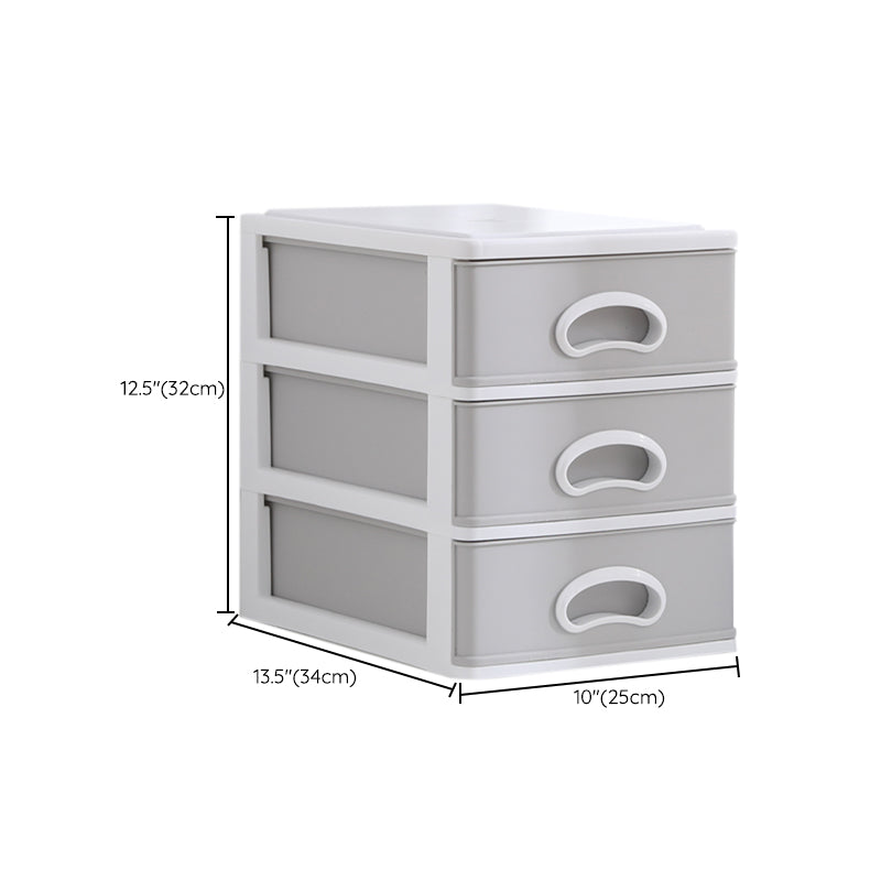 Plastic Filing Cabinet Vertical Contemporary Gray Filing Cabinet with Drawers Clearhalo 'Filing Cabinets' 'filling_cabinets' 'furn' 'furn_filling_cabinets' 'Furniture' 'Office Furniture' 6864223