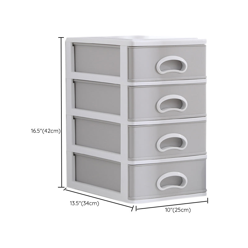 Plastic Filing Cabinet Vertical Contemporary Gray Filing Cabinet with Drawers Clearhalo 'Filing Cabinets' 'filling_cabinets' 'furn' 'furn_filling_cabinets' 'Furniture' 'Office Furniture' 6864224
