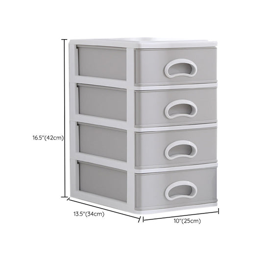 Plastic Filing Cabinet Vertical Contemporary Gray Filing Cabinet with Drawers Clearhalo 'Filing Cabinets' 'filling_cabinets' 'furn' 'furn_filling_cabinets' 'Furniture' 'Office Furniture' 6864224