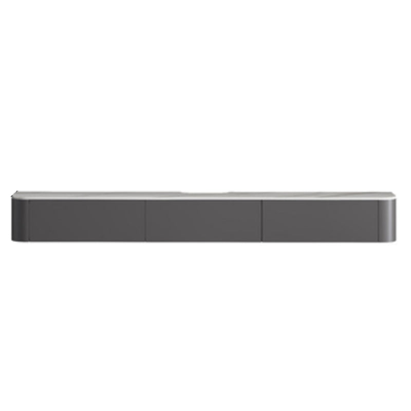 Console de support de rangement fermée, Console multimédia TV en pierre pour salon