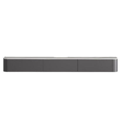 Console de support de rangement fermée, Console multimédia TV en pierre pour salon