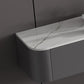 Console de support de rangement fermée, Console multimédia TV en pierre pour salon