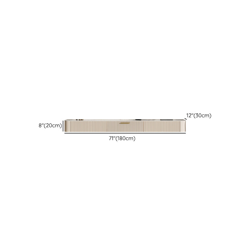 Console portaoggetti chiusa Console multimediale TV mobile con cassetti