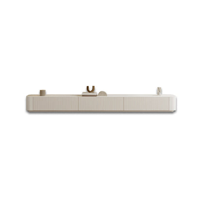 Console de support moderne avec rangement fermé, console multimédia TV avec 6 tiroirs