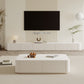 Console de support moderne avec rangement fermé, console multimédia TV avec 6 tiroirs