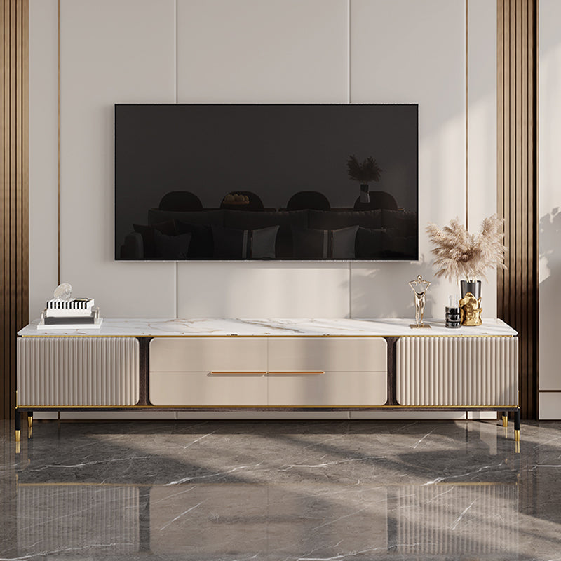 Modern Stand Console Enclosed Storage TV Media Console with Drawers Clearhalo 'furn' 'furn_tv_stands_entertainment_centers' 'Furniture' 'Living Room Furniture' 'TV Stands & Entertainment Centers' 'TV Stands & Media Storage Furniture' 'tv_stands_entertainment_centers' 6865361