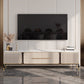 Modern Stand Console Enclosed Storage TV Media Console with Drawers 71"L x 16"W x 19"H Clearhalo 'furn' 'furn_tv_stands_entertainment_centers' 'Furniture' 'Living Room Furniture' 'TV Stands & Entertainment Centers' 'TV Stands & Media Storage Furniture' 'tv_stands_entertainment_centers' 6865369
