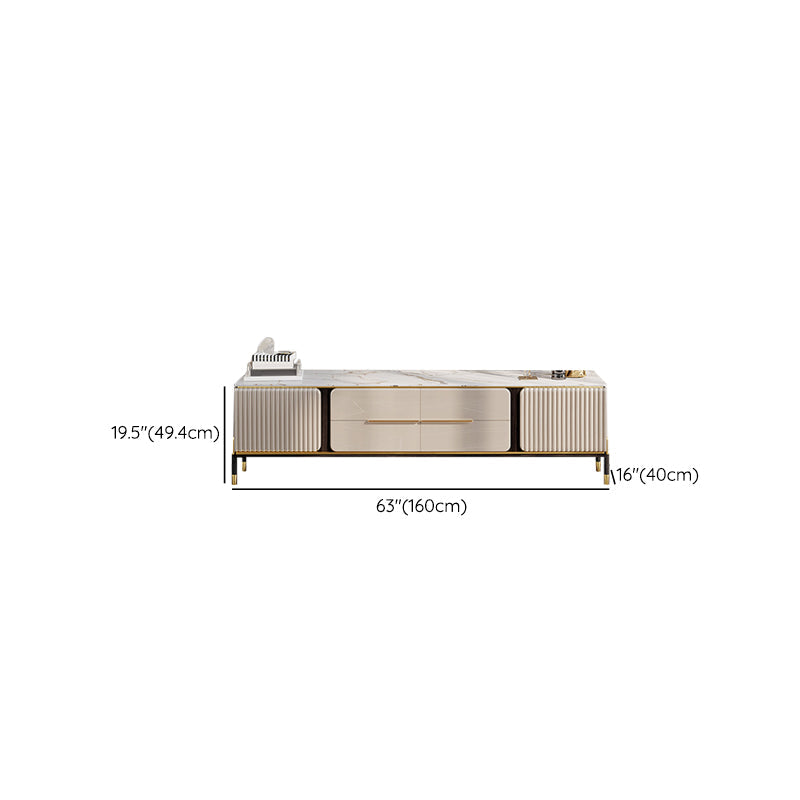 Modern Stand Console Enclosed Storage TV Media Console with Drawers Clearhalo 'furn' 'furn_tv_stands_entertainment_centers' 'Furniture' 'Living Room Furniture' 'TV Stands & Entertainment Centers' 'TV Stands & Media Storage Furniture' 'tv_stands_entertainment_centers' 6865374