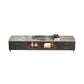 Enclosed Storage Stand Console Glam TV Media Console with 4 Drawers Grey Clearhalo 'furn' 'furn_tv_stands_entertainment_centers' 'Furniture' 'Living Room Furniture' 'TV Stands & Entertainment Centers' 'TV Stands & Media Storage Furniture' 'tv_stands_entertainment_centers' 6865392