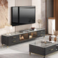Enclosed Storage Stand Console Glam TV Media Console with 4 Drawers Clearhalo 'furn' 'furn_tv_stands_entertainment_centers' 'Furniture' 'Living Room Furniture' 'TV Stands & Entertainment Centers' 'TV Stands & Media Storage Furniture' 'tv_stands_entertainment_centers' 6865393