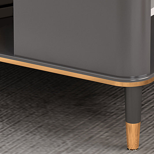 Glam Scaffali aperte con console multimediale TV con cassetti