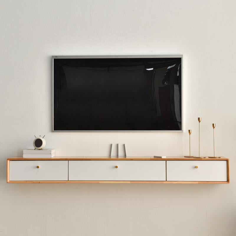 Enclosed Storage Stand Console Solid Wood TV Media Console with Drawers Clearhalo 'furn' 'furn_tv_stands_entertainment_centers' 'Furniture' 'Living Room Furniture' 'TV Stands & Entertainment Centers' 'TV Stands & Media Storage Furniture' 'tv_stands_entertainment_centers' 6865446