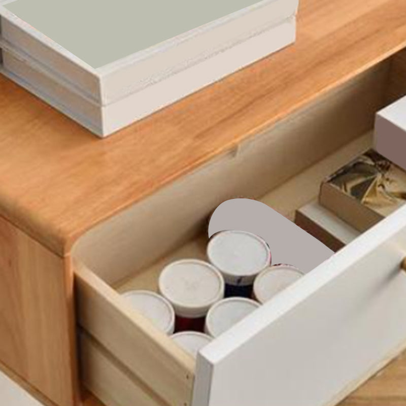 Enclosed Storage Stand Console Solid Wood TV Media Console with Drawers Clearhalo 'furn' 'furn_tv_stands_entertainment_centers' 'Furniture' 'Living Room Furniture' 'TV Stands & Entertainment Centers' 'TV Stands & Media Storage Furniture' 'tv_stands_entertainment_centers' 6865455