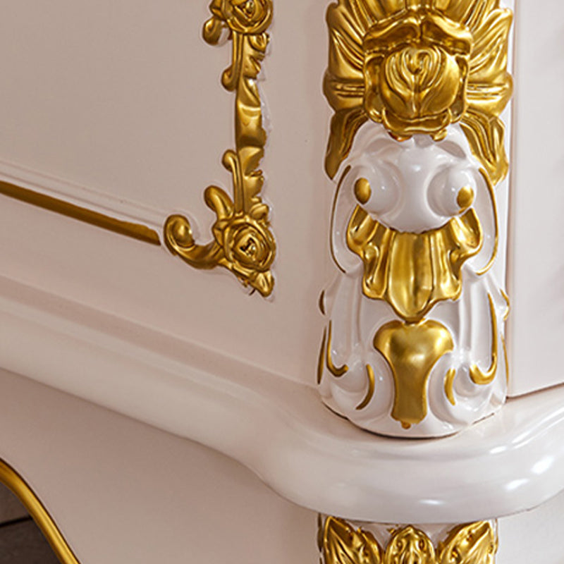 Open Storage Stand Console Traditional TV Media Console with Drawers Clearhalo 'furn' 'furn_tv_stands_entertainment_centers' 'Furniture' 'Living Room Furniture' 'TV Stands & Entertainment Centers' 'TV Stands & Media Storage Furniture' 'tv_stands_entertainment_centers' 6865472