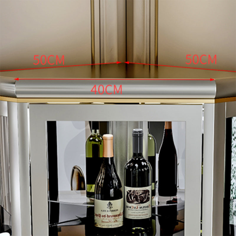 Zeitgenössische Eichenausstellungsständer Einheit Curio Schrank mit Türen