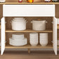 Contemporary Dining Hutch Wood Storage Cabinet for Dining Room