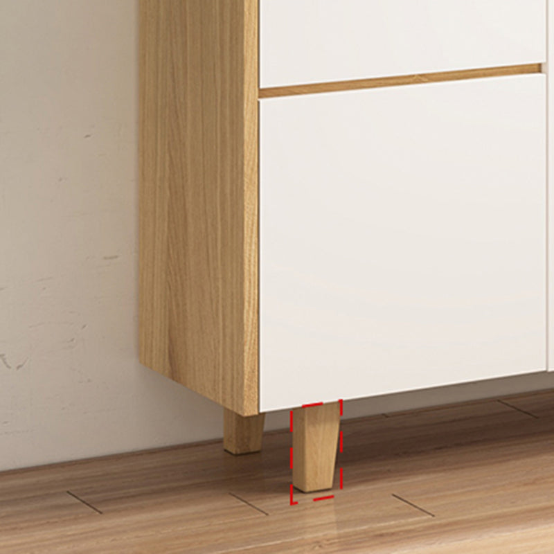 Contemporary Dining Hutch Wood Storage Cabinet for Dining Room