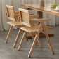Modern 1/4/5 Pieces Dining Set Pine Wood Rectangle Dining Table for Dining Room