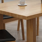 Moderno 1/7 pezzi set da pranzo tavolo da pranzo rettangolo in legno in legno per sala da pranzo