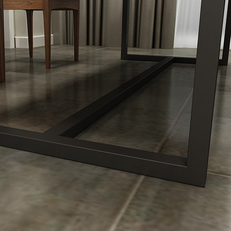 モダンな1/5/7ピースダイニングセット長方形パインウッドダイニングテーブル用カフェ用