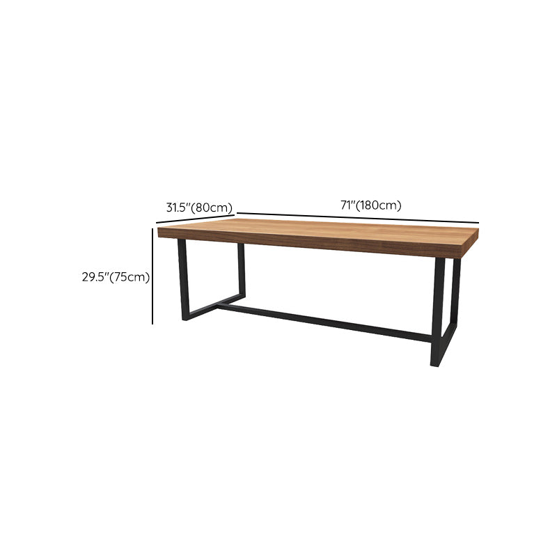 モダンな1/5/7ピースダイニングセット長方形パインウッドダイニングテーブル用カフェ用
