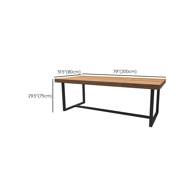 モダンな1/5/7ピースダイニングセット長方形パインウッドダイニングテーブル用カフェ用
