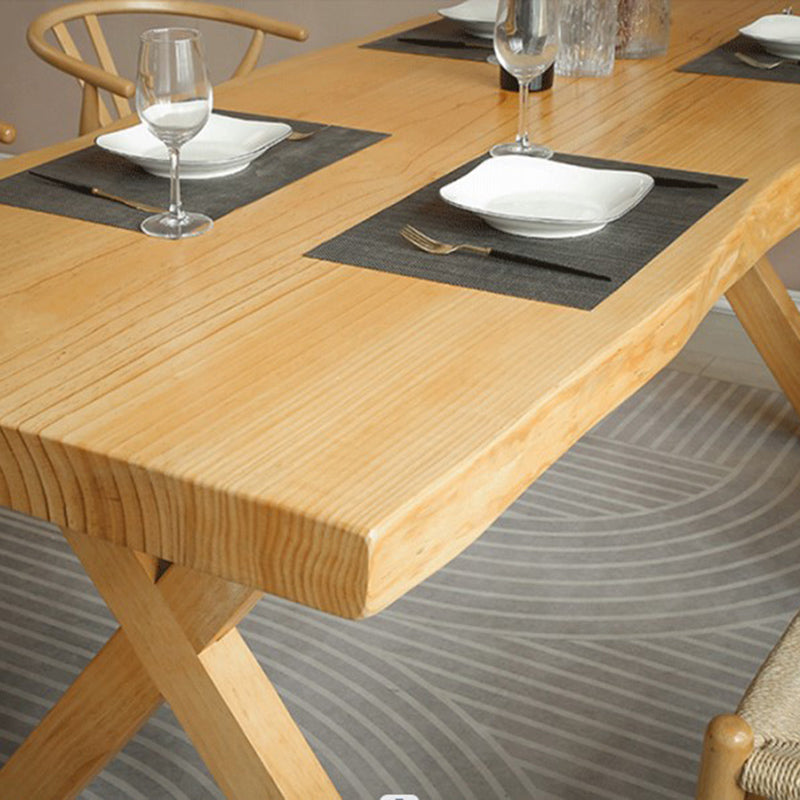 産業1/5ピースダイニングセット長方形の木製ダイニングテーブルリビングルーム用