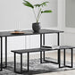 Modern 1/2 Pieces Dining Set Rectangle Wood Dining Table for Kitchen