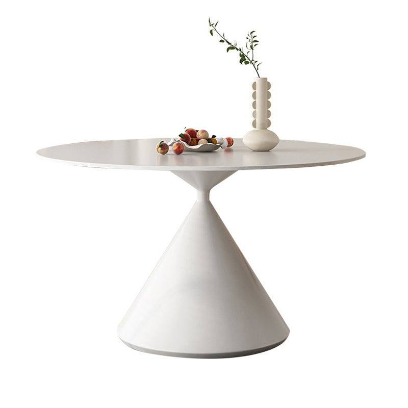 Modern 1/3/4/5 Pieces Dining Set Round Stone Dining Table for Cafe Clearhalo 'Dining Room Sets' 'Dining Tables & Seating' 'dining_room_set' 'furn' 'furn_dining_room_set' 'Furniture' 'Kitchen & Dining Furniture' 6868056