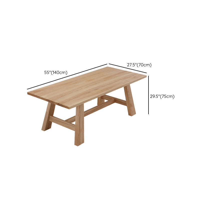 Industrial 1/6 Pieces Dining Set Rectangle Wood Dining Table for Dining Room Clearhalo 'Dining Room Sets' 'Dining Tables & Seating' 'dining_room_set' 'furn' 'furn_dining_room_set' 'Furniture' 'Kitchen & Dining Furniture' 6868089