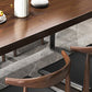 Industrial 1/3/5/7 Pieces Dining Set Rectangle Pine Wood Dining Table for Dining Room