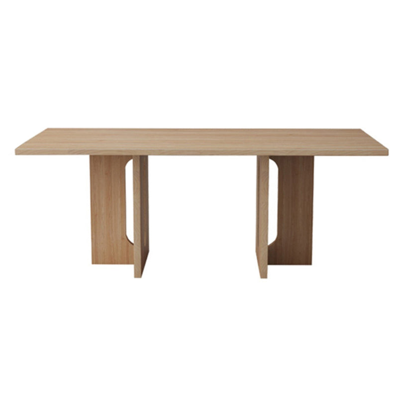 Industrial 1/4/5 Pieces Dining Set Rectangle Wood Dining Table for Dining Room Clearhalo 'Dining Room Sets' 'Dining Tables & Seating' 'dining_room_set' 'furn' 'furn_dining_room_set' 'Furniture' 'Kitchen & Dining Furniture' 6868132