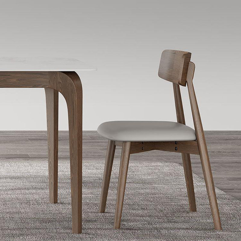 Pièces modernes 1/4/5/6/7 Pièces Ensemble de restauration Table à manger en pierre Rectangle pour cuisine