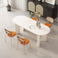 Modern 1/5 Pieces Dining Set Stone Dining Table for Living Room