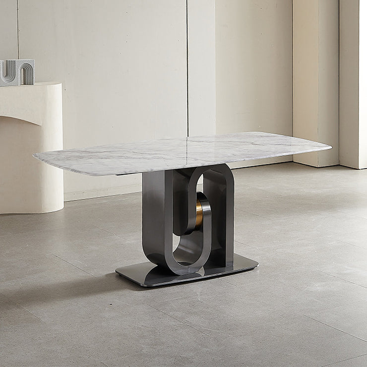 Rectangle Modern Dining Table Set 1/2/5/7 Pcs Dinette Set for Dining Room Clearhalo 'Dining Room Sets' 'Dining Tables & Seating' 'dining_room_set' 'furn' 'furn_dining_room_set' 'Furniture' 'Kitchen & Dining Furniture' 6868239